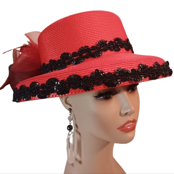 Vintage Festive Church Derby Hat - Picture 11 of 13